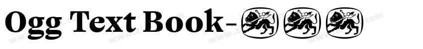 Ogg Text Book字体转换